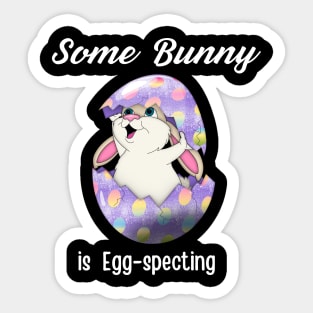 Some Bunny Is Egg-specting Sticker